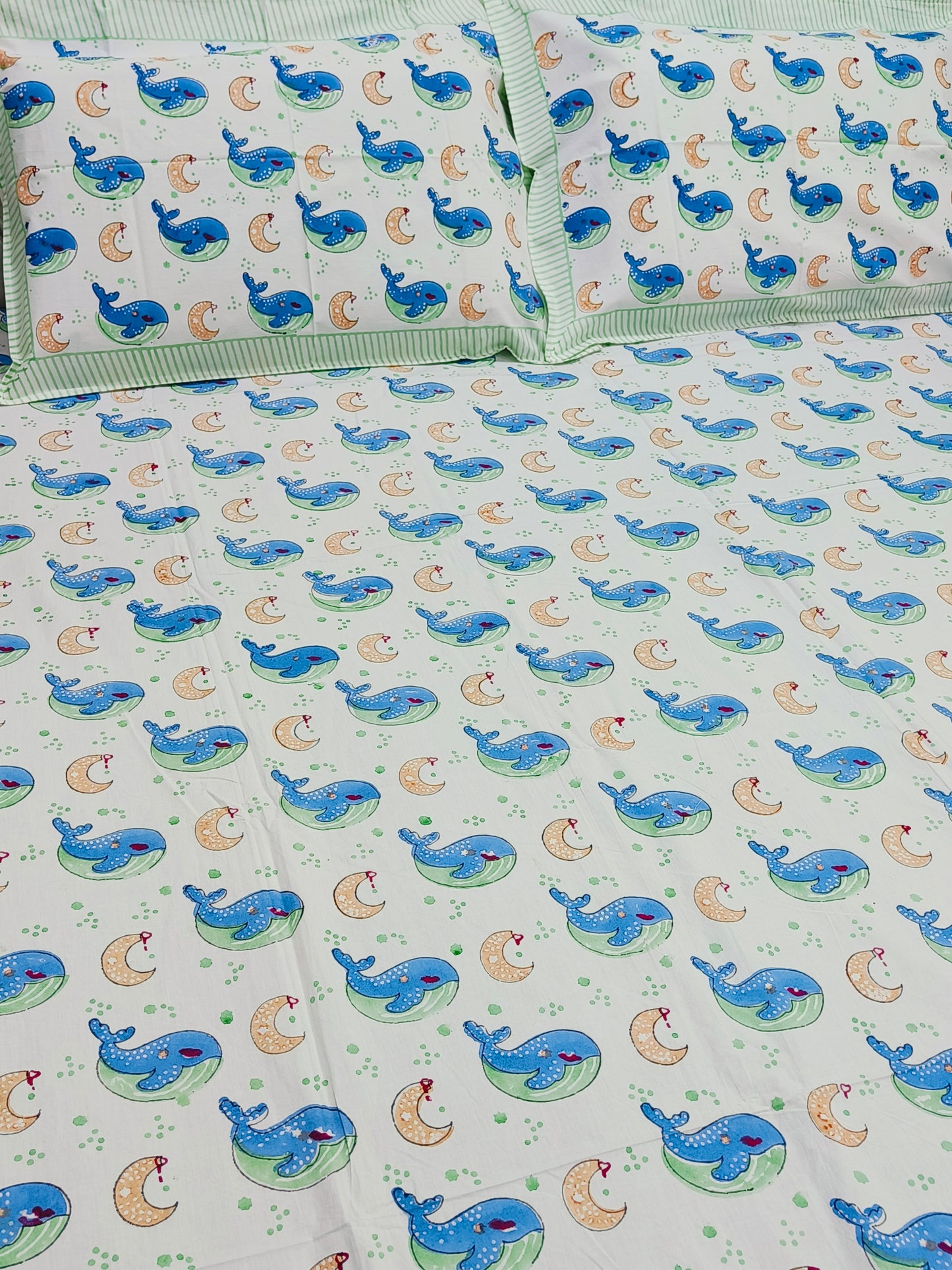 Handblock Printed Premium Bedsheets (Dispatch Time 24 Hours)