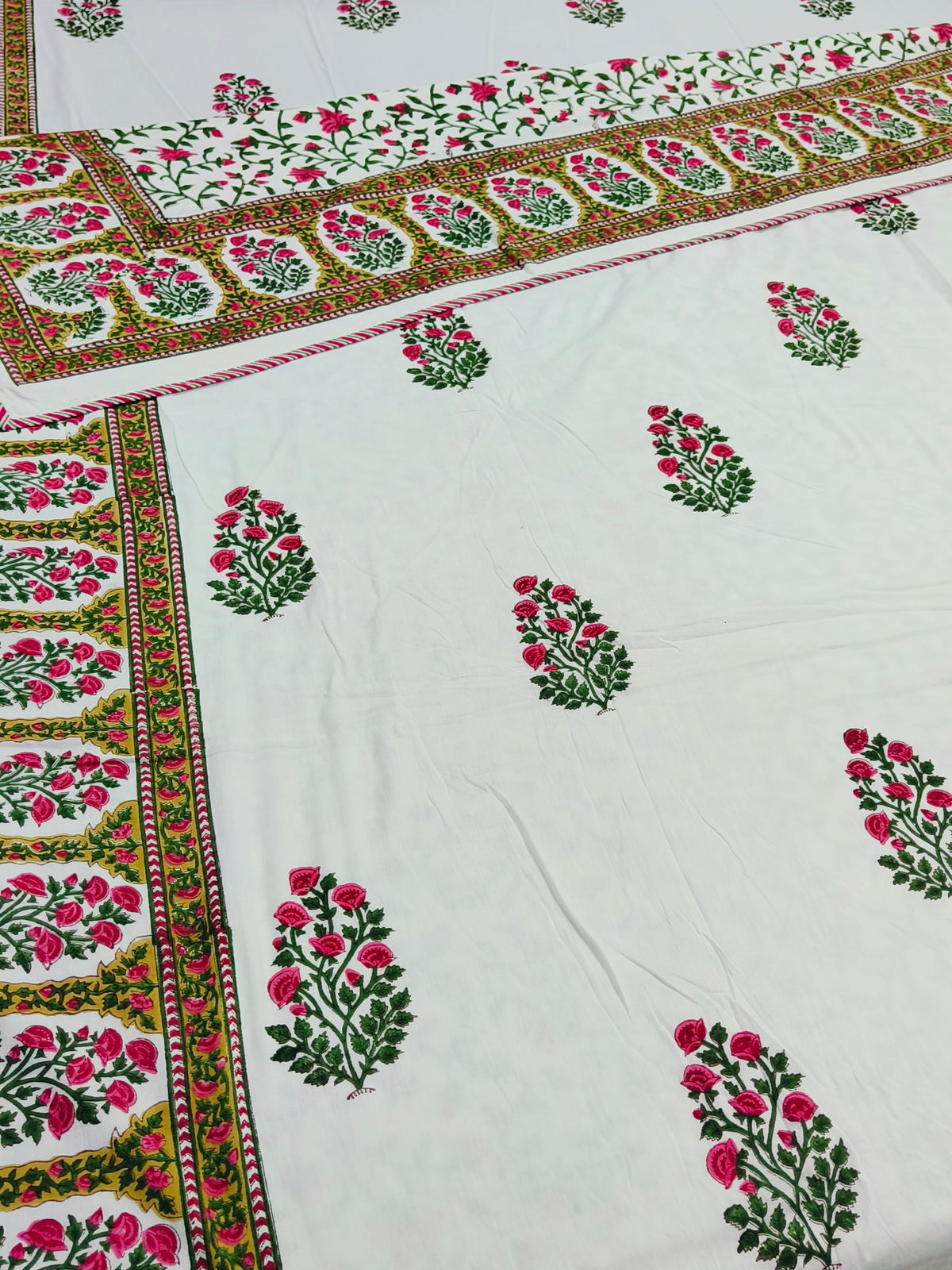 Handblock Printed Premium Double Bed Dohars
