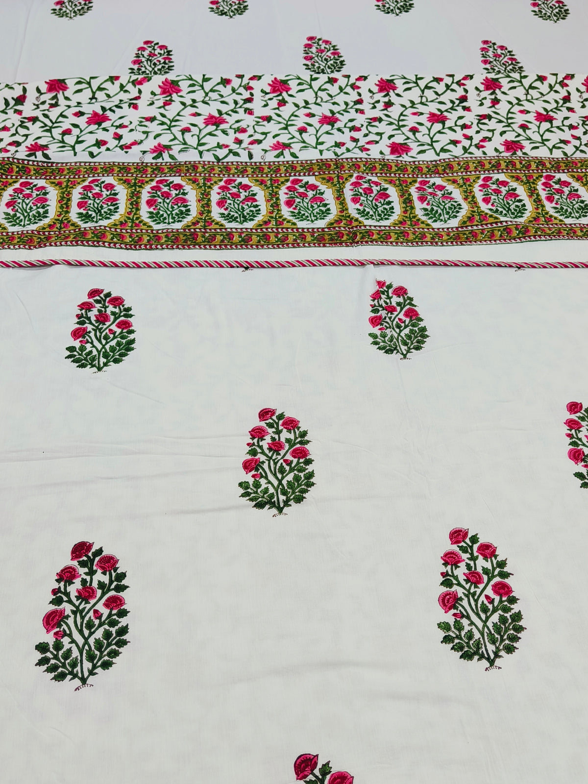 Handblock Printed Premium Double Bed Dohars