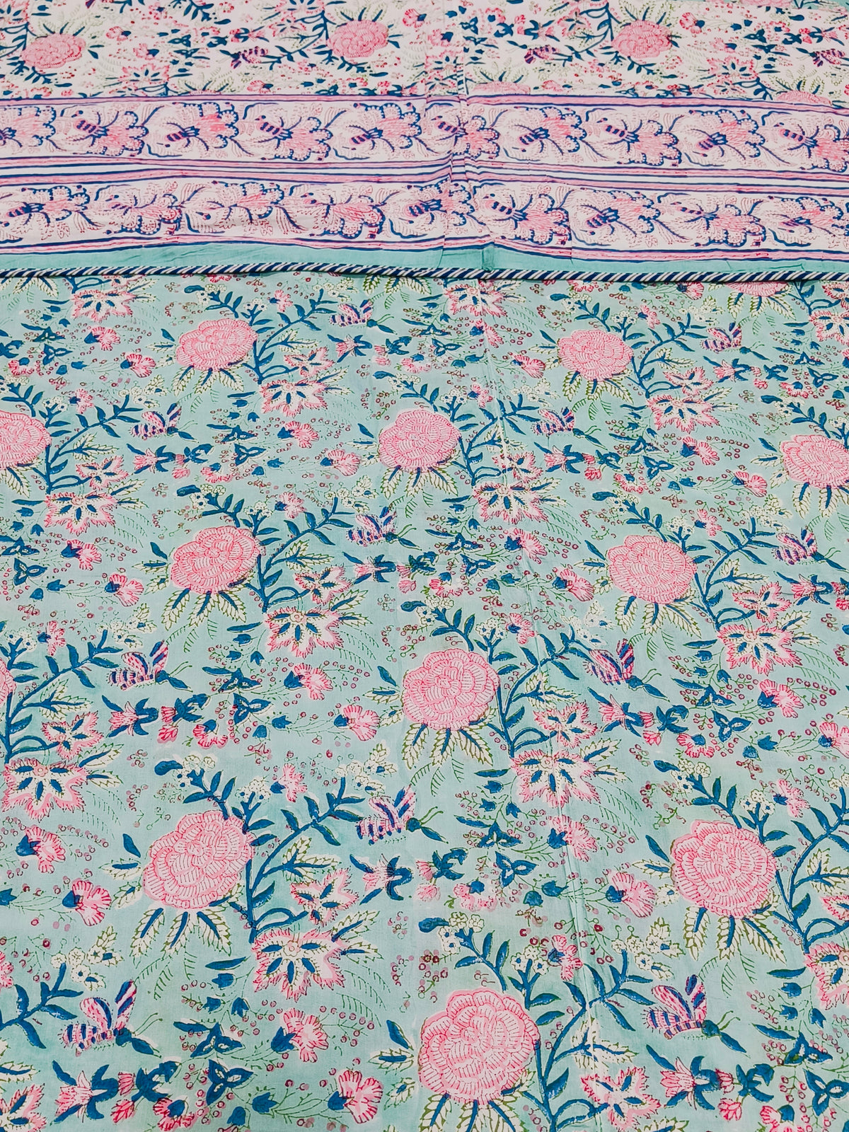 Handblock Printed Premium Double Bed Dohars