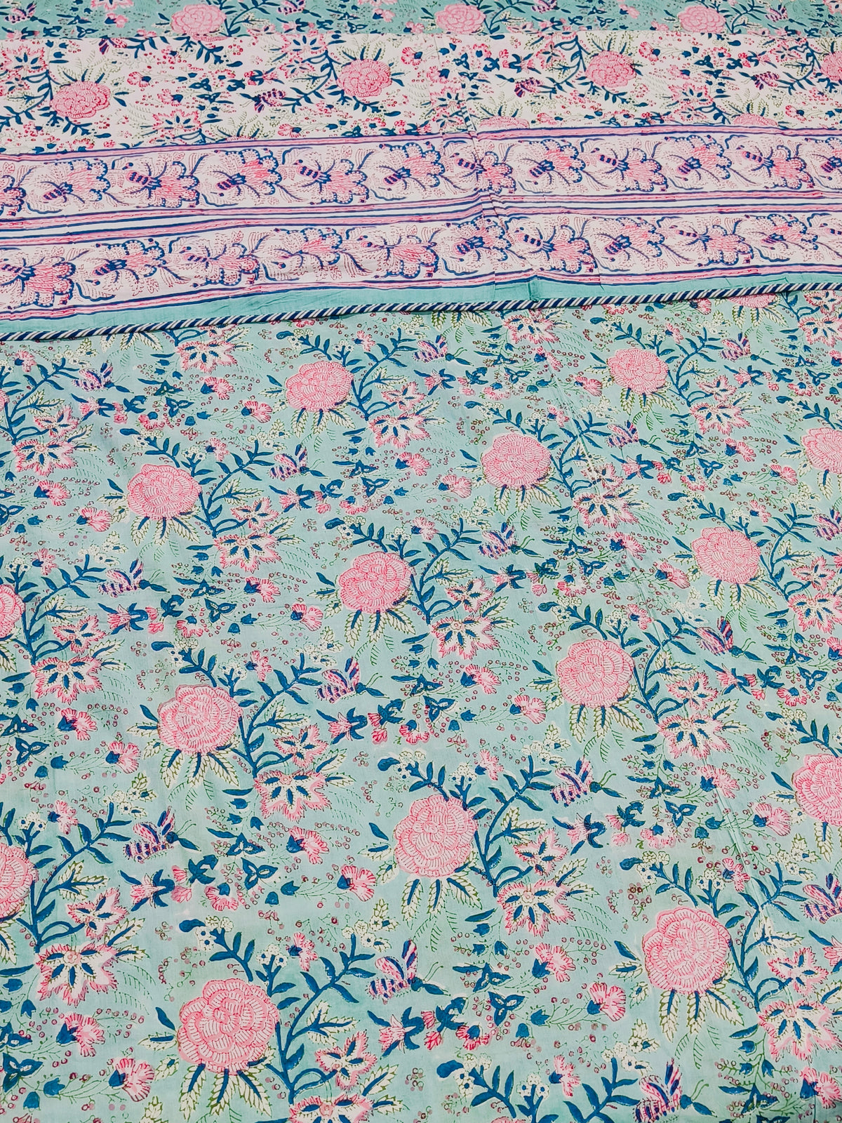 Handblock Printed Premium Double Bed Dohars