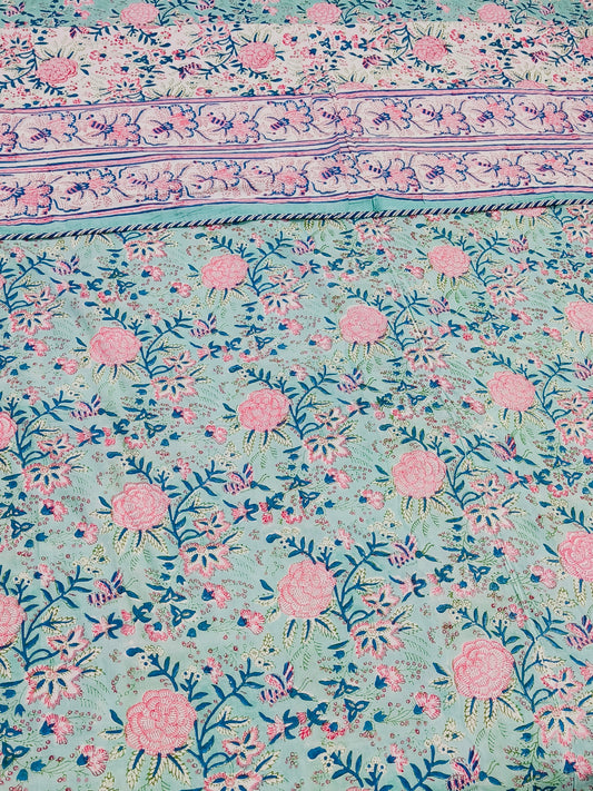Handblock Printed Premium Double Bed Dohars