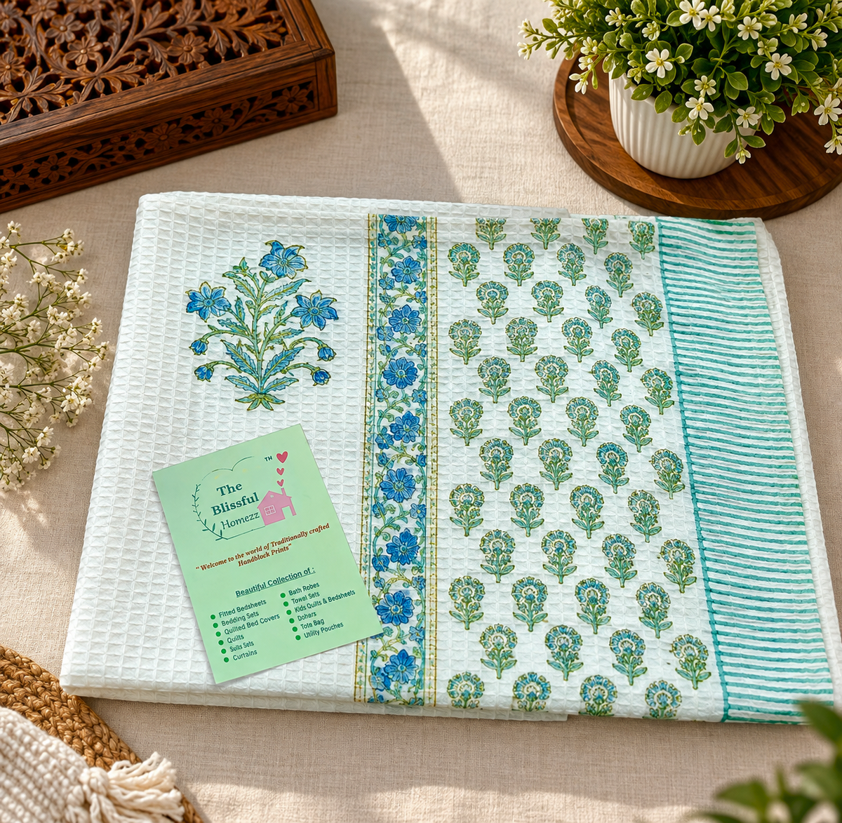 Handblock Printed Towels