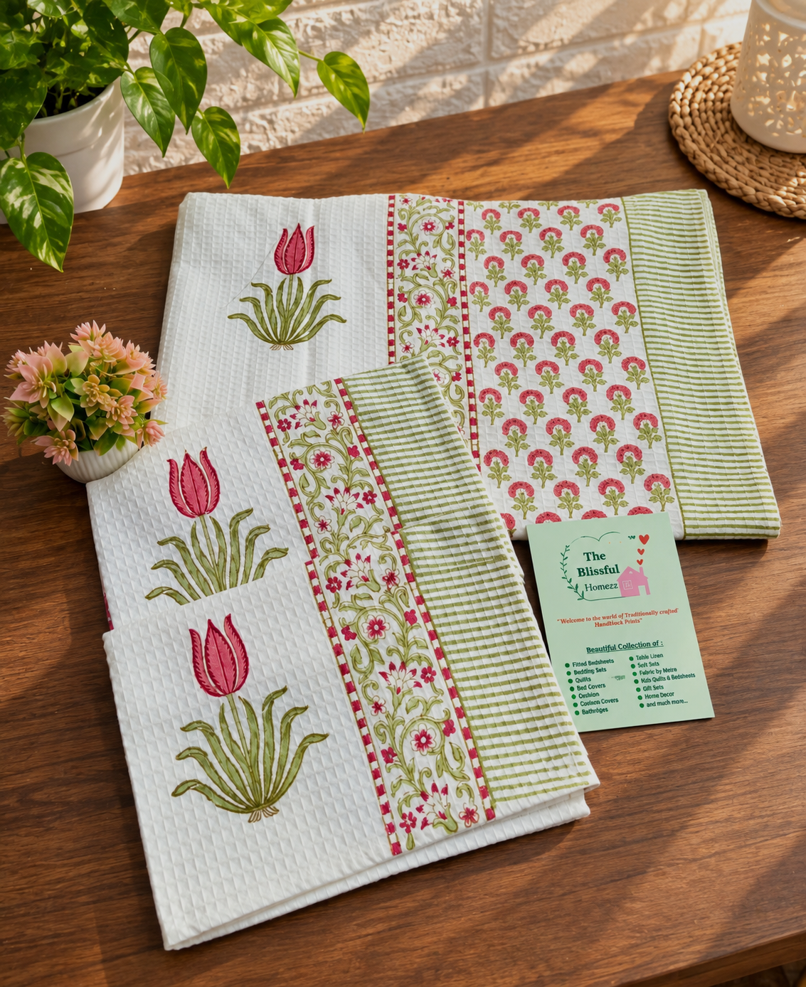 Handblock Printed Towels