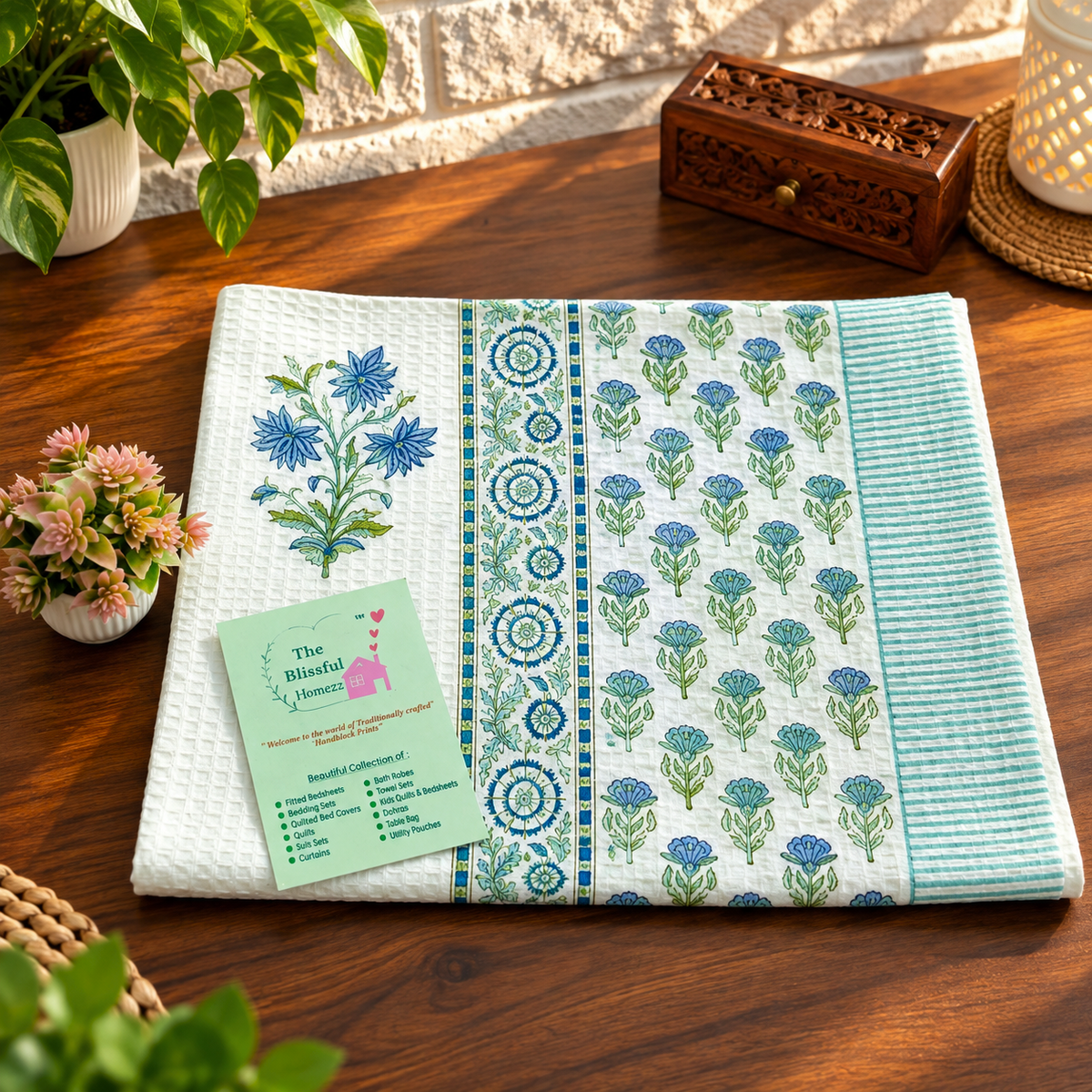 Handblock Printed Towels