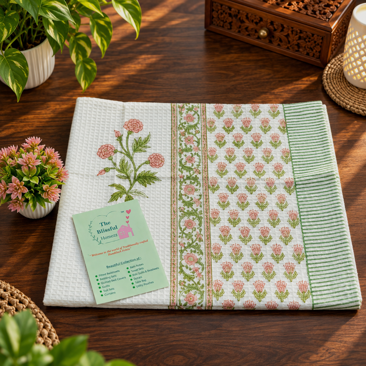 Handblock Printed Towels