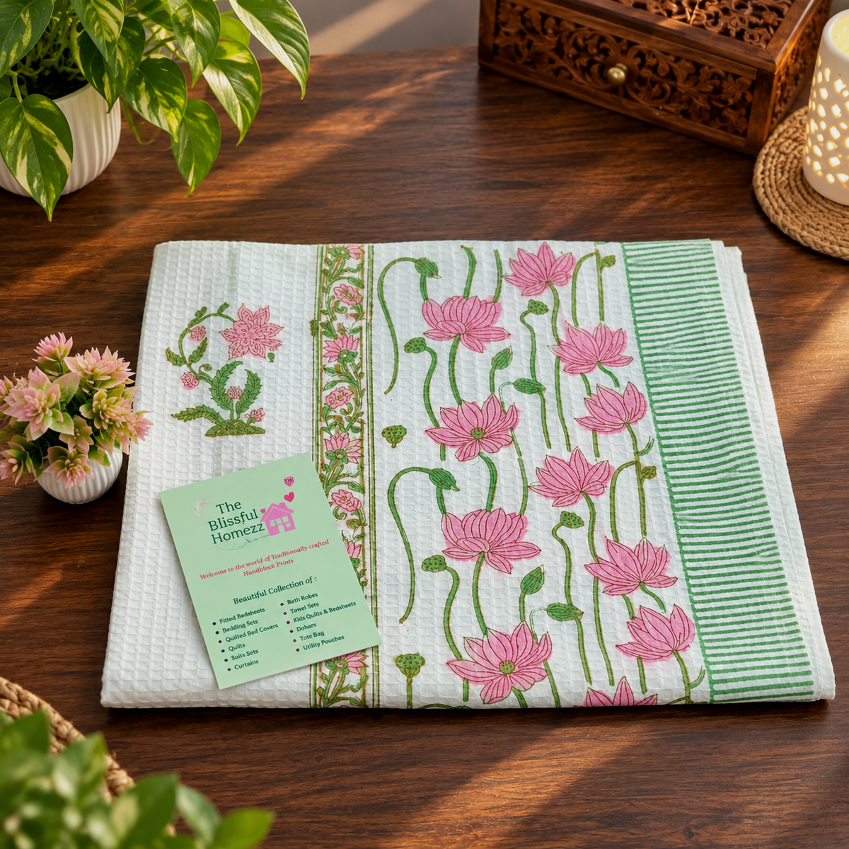 Handblock Printed Towels