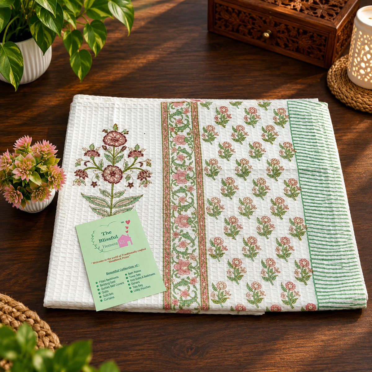 Handblock Printed Towels