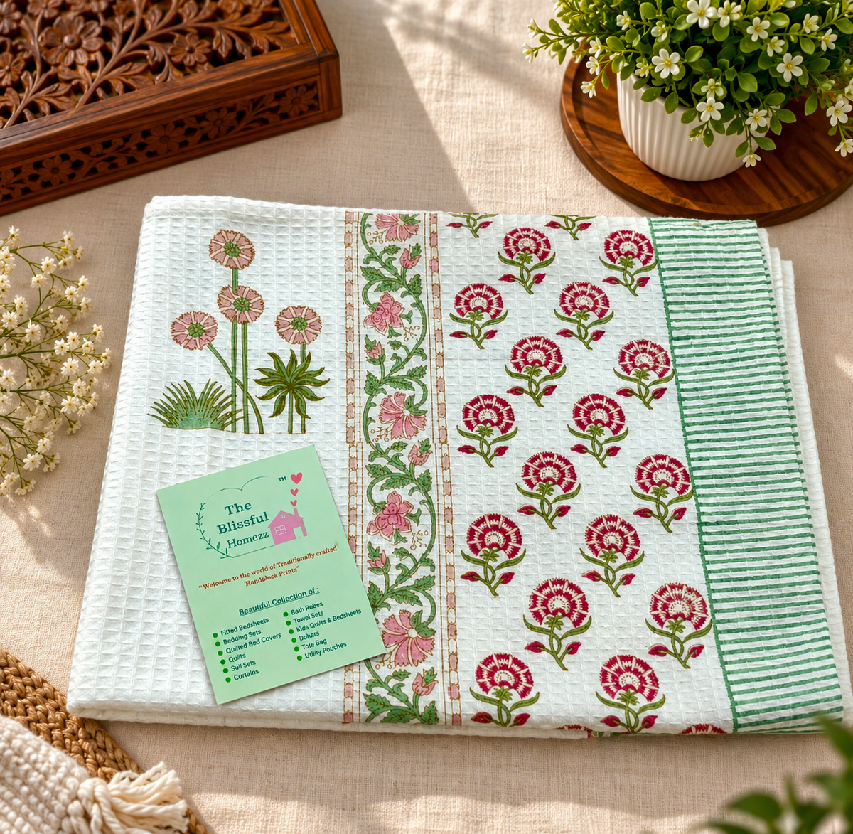 Handblock Printed Towels