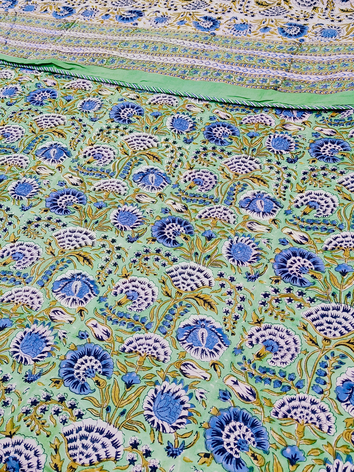 Handblock Printed Premium Double Bed Dohars