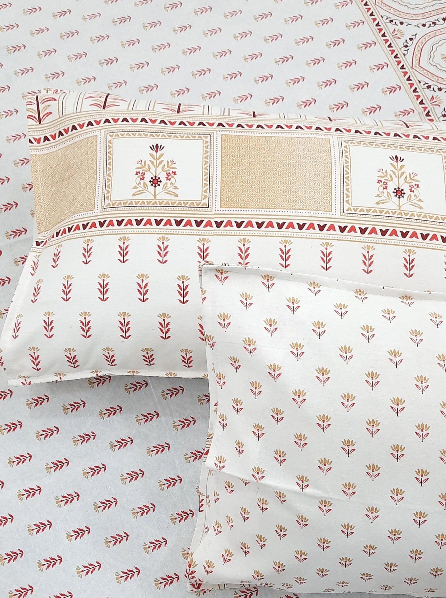 GULBAHAAR COLLECTION  King Size Bedsheet